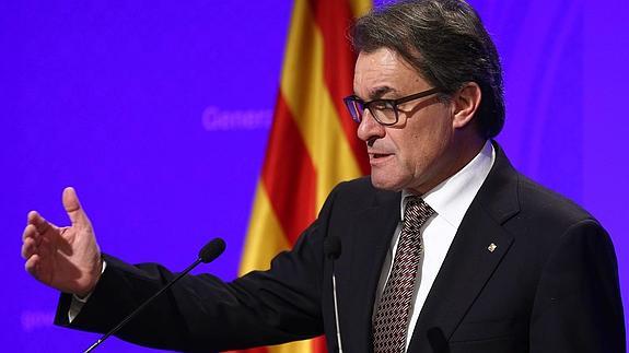 El presidente de la Generalitat, Artur Mas. 