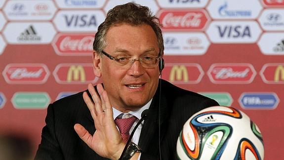 Jérôme Valcke, secretario general de la FIFA. 