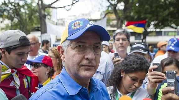 El alcalde de Caracas, Antonio Ledezma. 