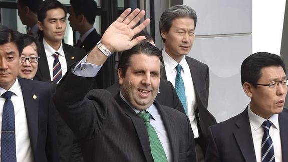 El embajador de Estados Unidos en Corea del Sur, Mark Lippert. 