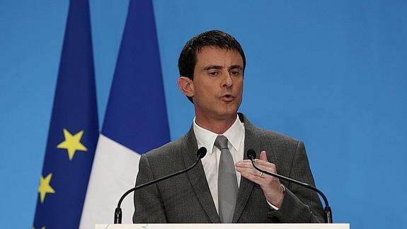 El primer ministro francés, Manuel Valls. 