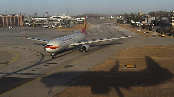 Avión de la aerolínea Hainan Airlines. 