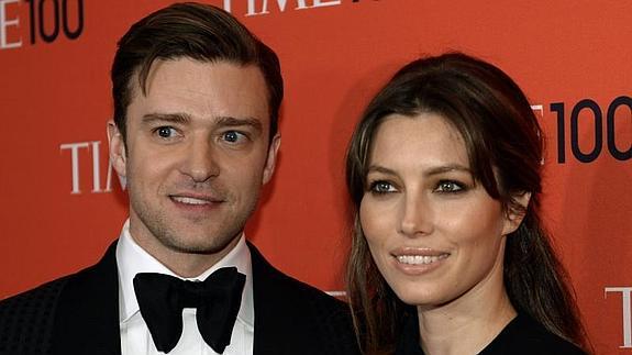 Justin Timberlake y Jessica Biel.