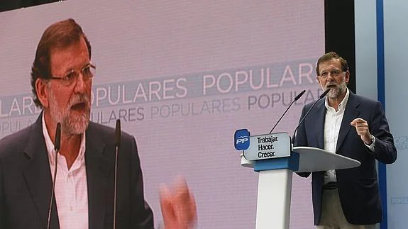 El presidente del Gobierno y del PP, Mariano Rajoy.