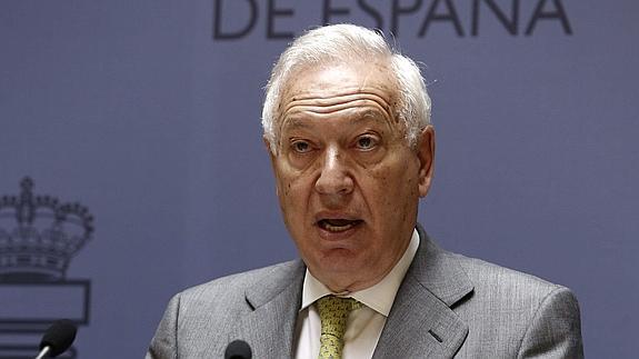 El ministro de Asuntos Exteriores, José Manuel García-Margallo. 