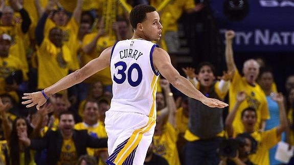 Stephen Curry, base de los Warriors. 