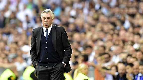 Carlo Ancelotti, en un partido. 