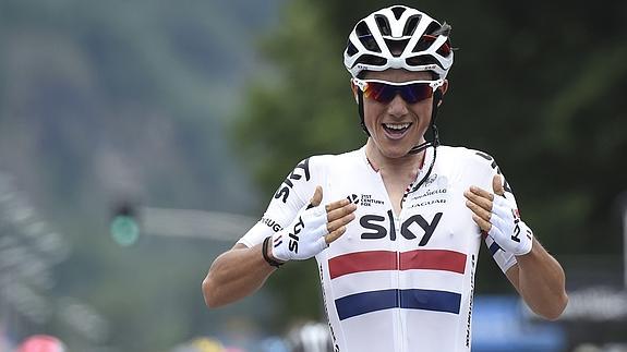 Kennaugh celebra su triunfo. 