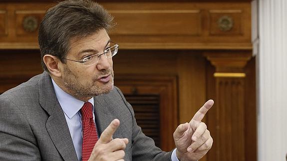 El ministro de Justicia, Rafael Catalá.