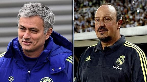 Jose Mourinho y Rafa Benítez. 