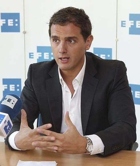 El líder de Ciutadans, Albert Rivera. 