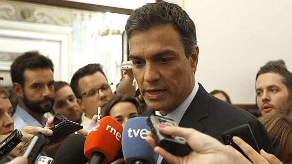 El líder del PSOE, Pedro Sánchez. 