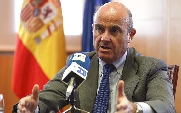 El ministro de Economía, Luis de Guindos. 