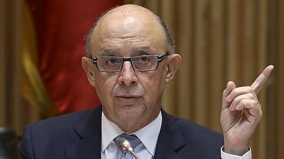 El ministro de Hacienda, Cristóbal Montoro.