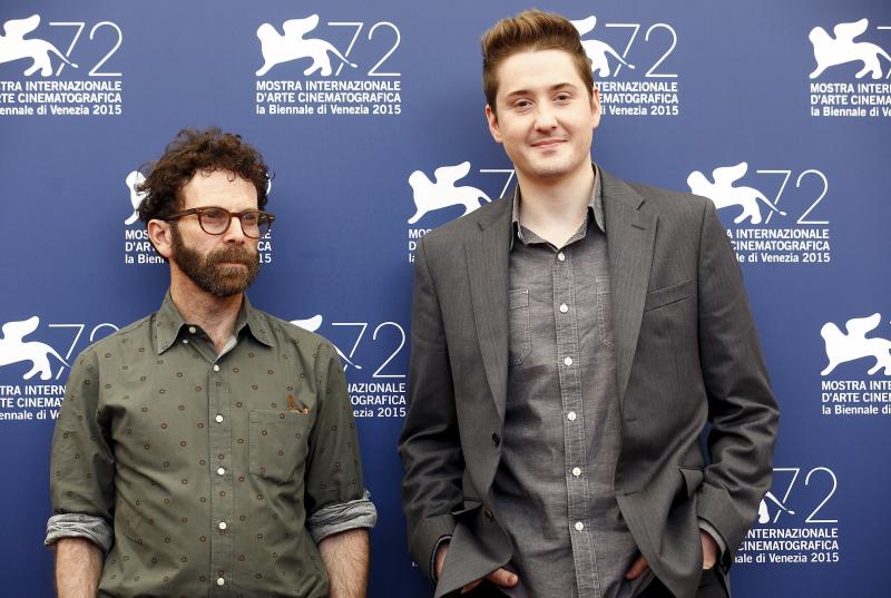 Los directores Charlie Kaufman (i.) y Duke Johnson, en Venecia. 