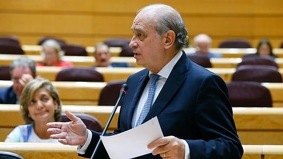 Fernández Díaz, hoy en el Senado.