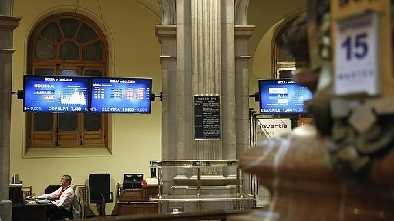 Bolsa de Madrid.