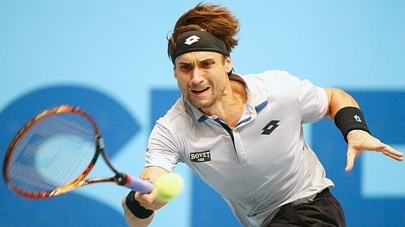 David Ferrer, en Viena. 