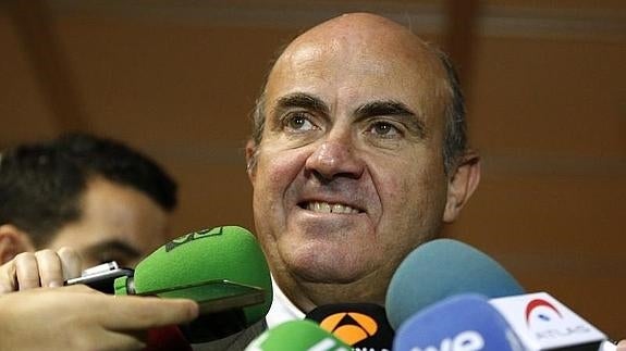 El ministro de Economía, Luis de Guindos. 