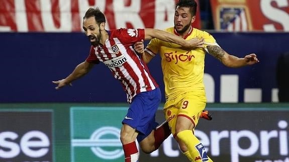 Juanfran Torres, en el partido ante el Sporting. 