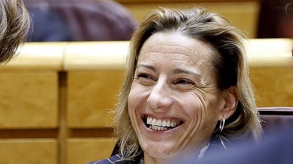 Marta Domínguez, en el Senado. 