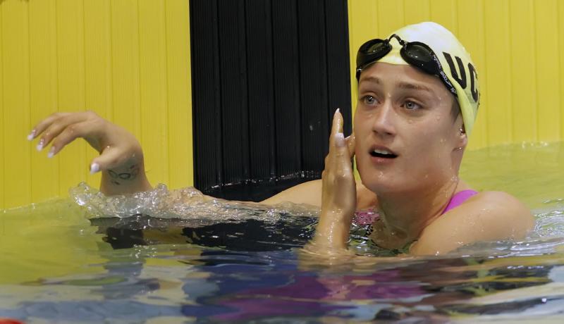 Mireia Belmonte, durante los Campeonatos de España en Gijón.  