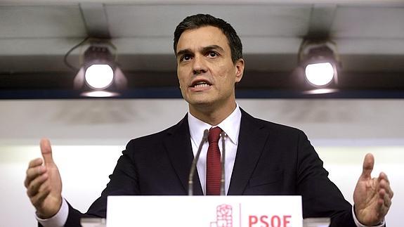 El secretario general del PSOE, Pedro Sánchez.