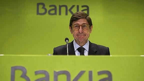 El presidente de Bankia, José Ignacio Goirigolzarri.