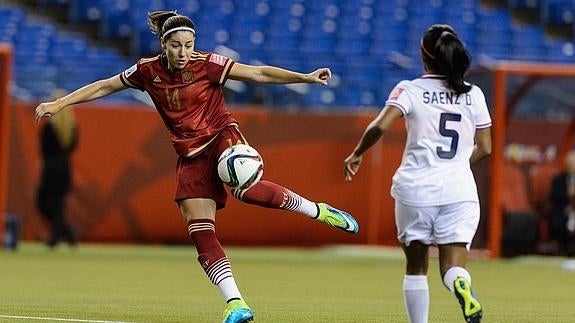 Vicky Losada, durante el pasado Mundial de Canadá. 