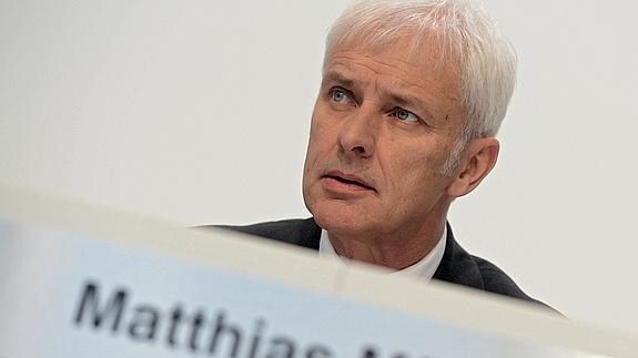 El presidente del grupo alemán, Matthias Müller.