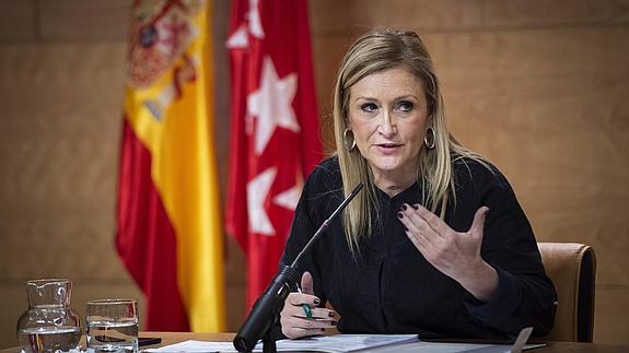 Cristina Cifuentes. 