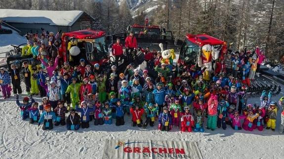 Celebración del World Snow Day en Sant Niklaus