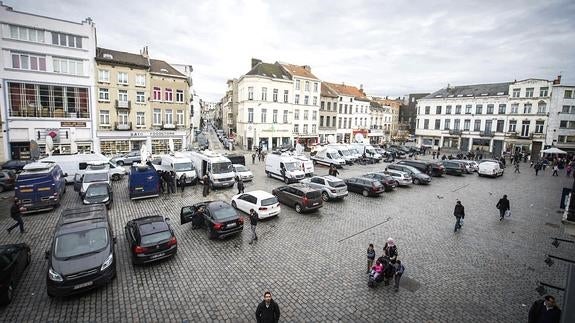 Vista del barrio belga de Molenbeek. 