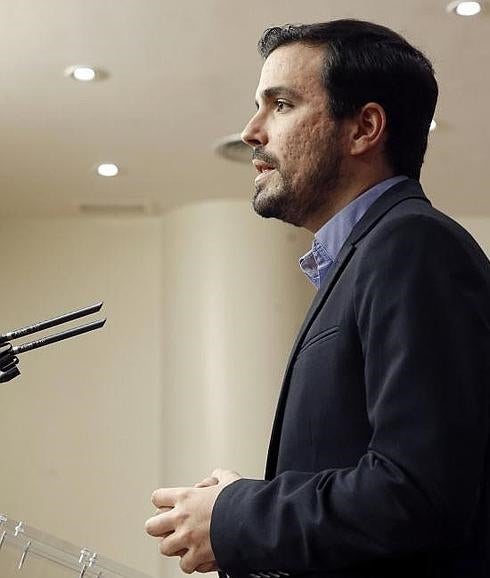 El diputado de Unidad Popular-IU Alberto Garzón. 