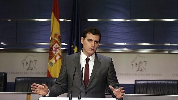 El presidente de Ciudadanos, Albert Rivera.