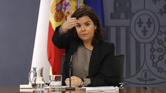 Soraya Saénz de Santamaría.