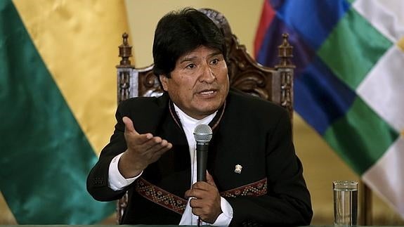 Evo Morales.