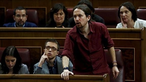 El líder de Podemos, Pablo Iglesias. 