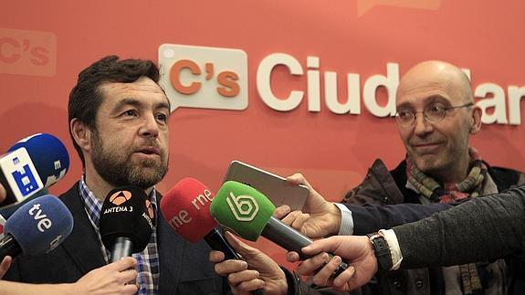 El secretario general de Ciudadanos en el Congreso, Miguel Gutiérrez.