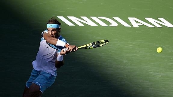 Rafa Nadal, en Indian Wells. 