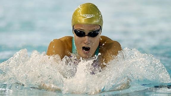 Mireia Belmonte, durante una prueba. 