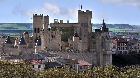 Panorámica Palacio Real de Olite. / Cedida por: Archivo de Turismo del Reyno de Navarra.