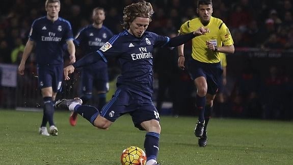 Modric, durante un partido. 