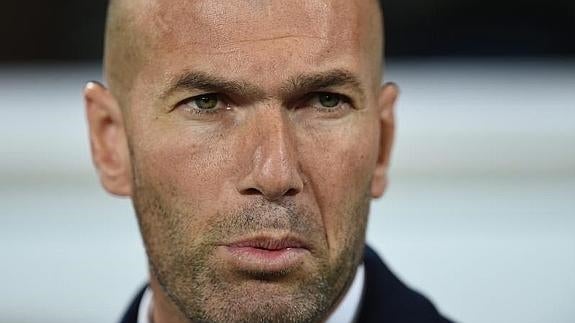 Zinedine Zidane, entrenador del Real Madrid. 