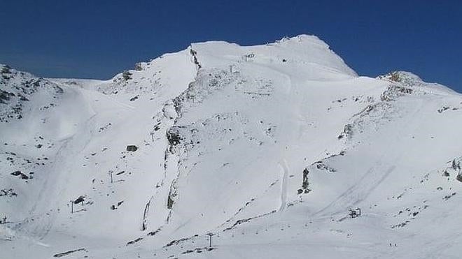 El aspecto de Alto Campoo era realmente espectacular a comienzos de abril