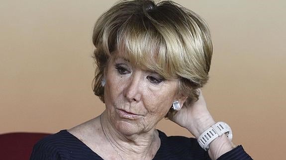 Esperanza Aguirre. 