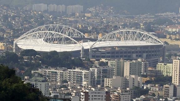 Vista del estadio olímpico de Río. 