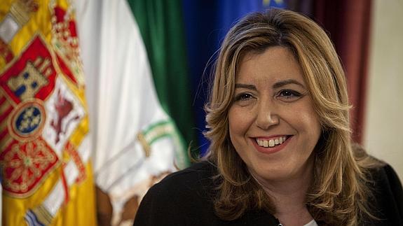 La presidenta de la Junta de Andalucía, Susana Díaz. 