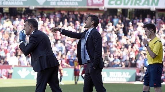 Luis Enrique, en Los Cármenes