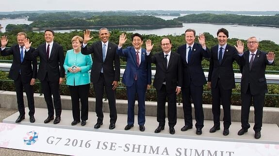 Cumbre del G7 en Ise Shima (Japón).